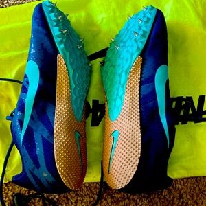 Nike rival s sprinting spikes lightly used